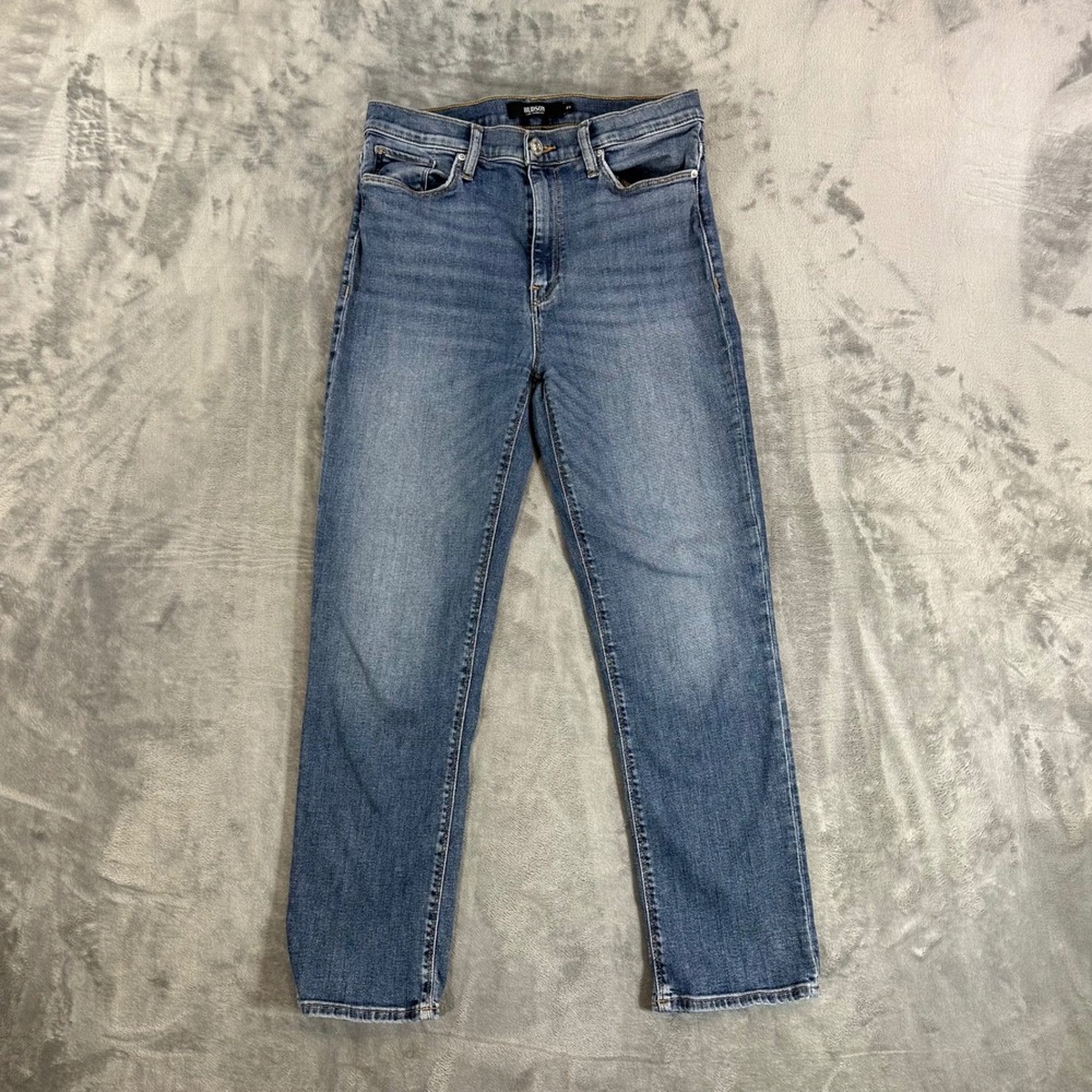 Hudson Barbara Straight Jeans Women's Size 27 Blue Medium Wash